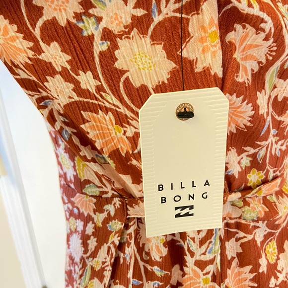 Billabong Spring Romance Tropical Floral Mini Dress - Picture 11 of 12